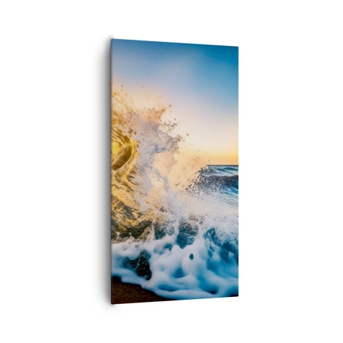 Quadro em tela - Diversão na areia - 65x120 cm