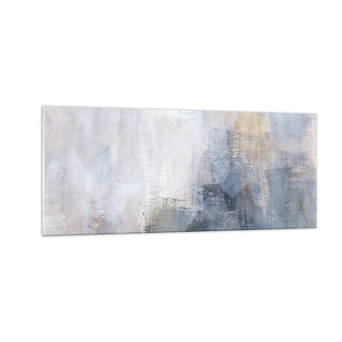 Quadro em vidro - Tons e acordes das cores - 100x40 cm