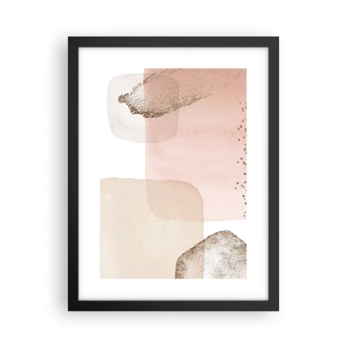 Pôster com moldura preta - Olhar através da cor - 30x40 cm