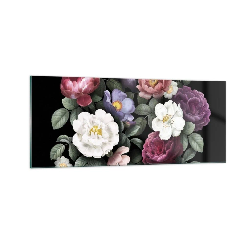 Quadro em vidro - Do jardim inglês - 100x40 cm