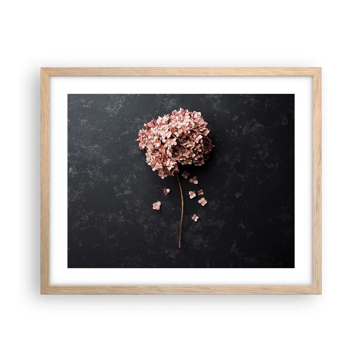 Pôster com moldura de carvalho claro - Um sinal verdadeiramente romântico - 50x40 cm