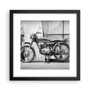 Pôster com moldura preta - O clássico acima de tudo - 30x30 cm