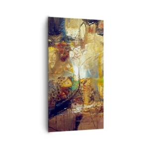 Quadro em tela - Frio, mais quente, quente - 65x120 cm