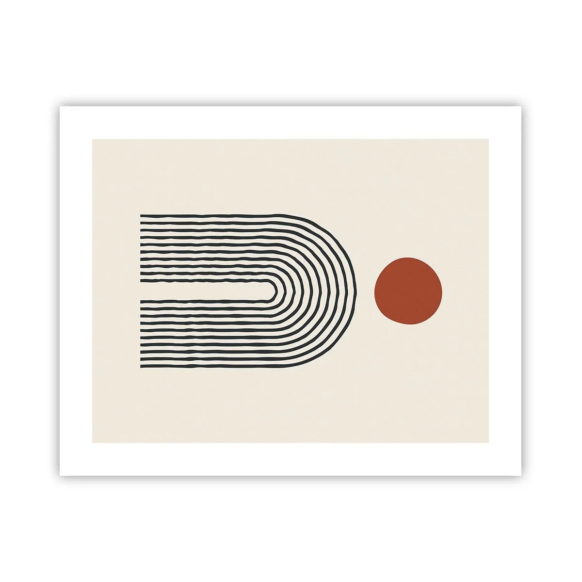 Pôster - Magnetismo de formas e cores - 50x40 cm