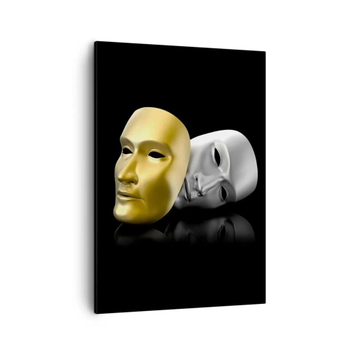 Quadro em tela - A vida é um teatro - 50x70 cm