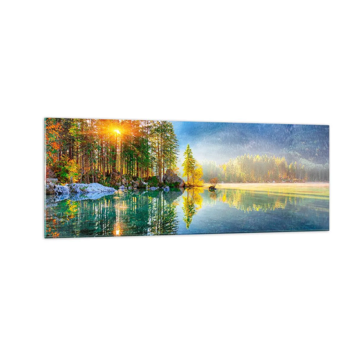 Quadro em vidro - Majestade e doçura - 140x50 cm