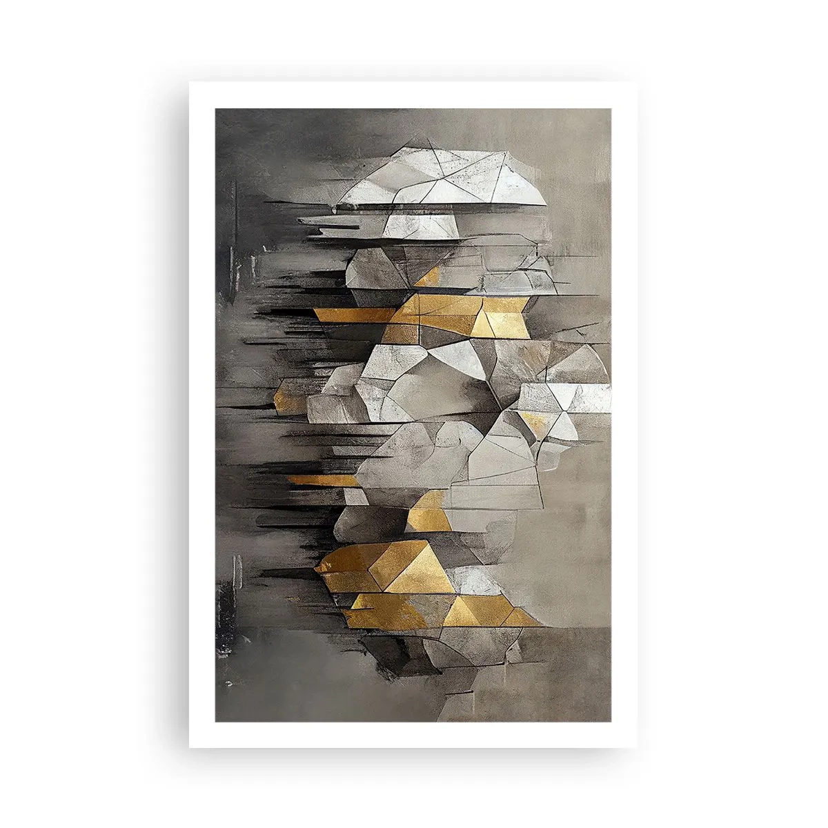 Pôster - Composição de gelo e luz - 61x91 cm