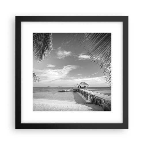 Pôster com moldura preta - Memória ou sonho? - 30x30 cm