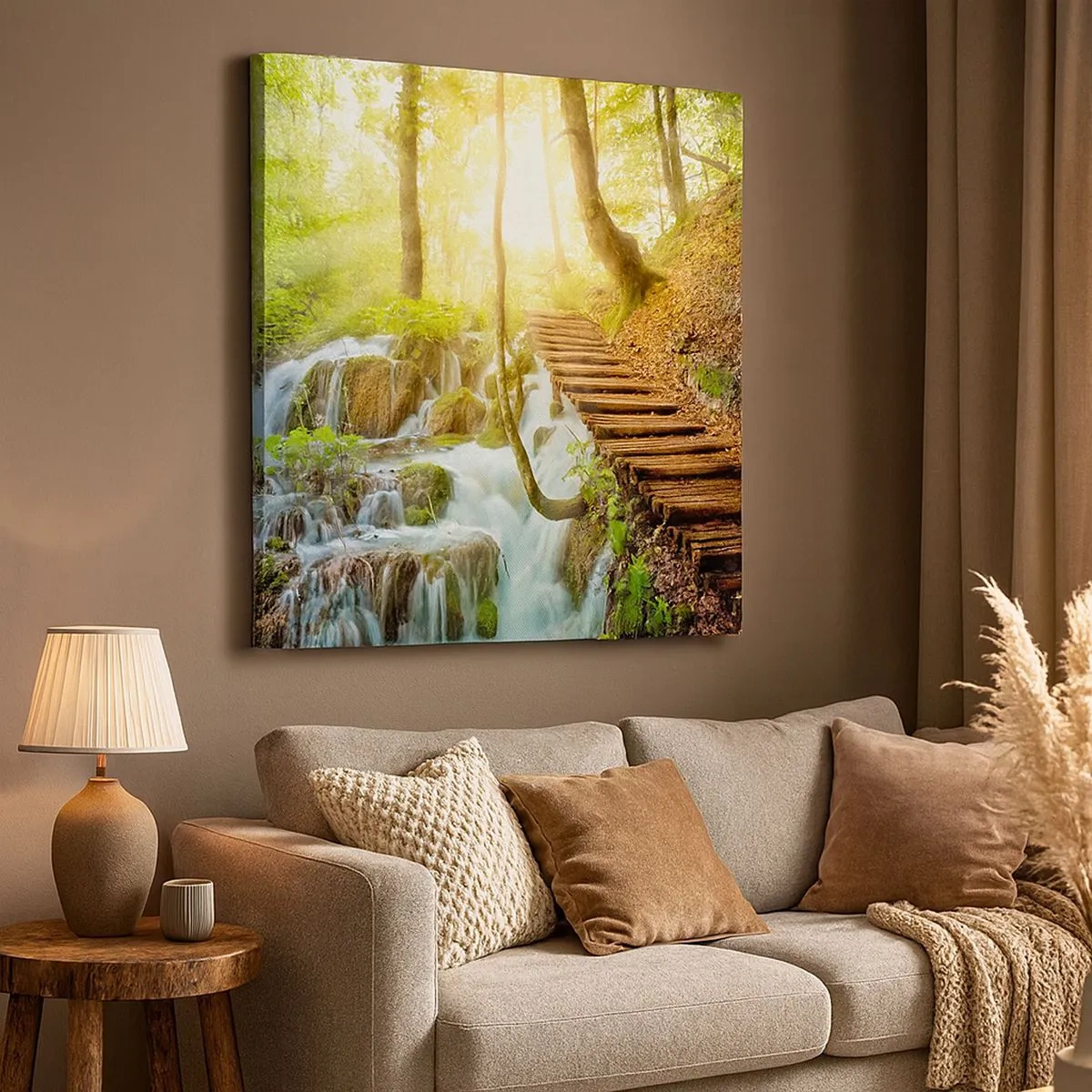 Quadro em tela - O desejado refresco - 30x30 cm