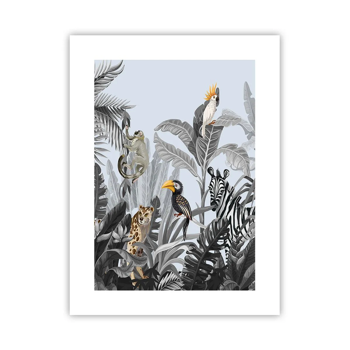 Pôster - Conto de fadas africano - 30x40 cm