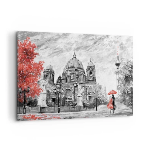 Quadro em tela - Reunião em Berlim - 120x80 cm