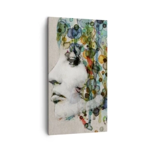 Quadro em tela - Emergida das cinzas - 45x80 cm