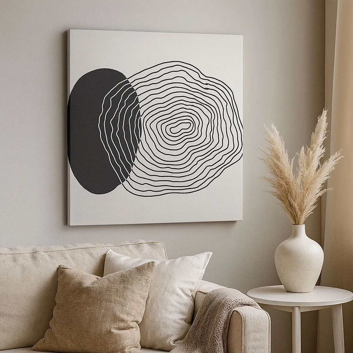 Quadro em tela - Duração e vibração - 30x30 cm