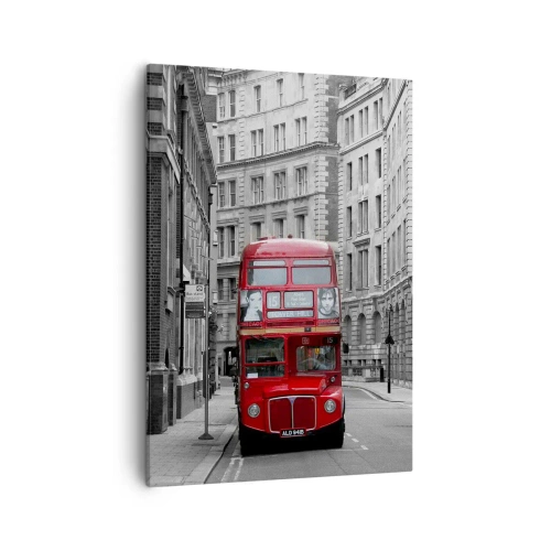 Quadro em tela - A vida quotidiana não deve ser cinzenta - 50x70 cm