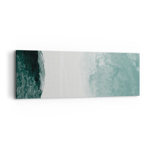 Quadro em tela - Encontro com a neblina - 90x30 cm