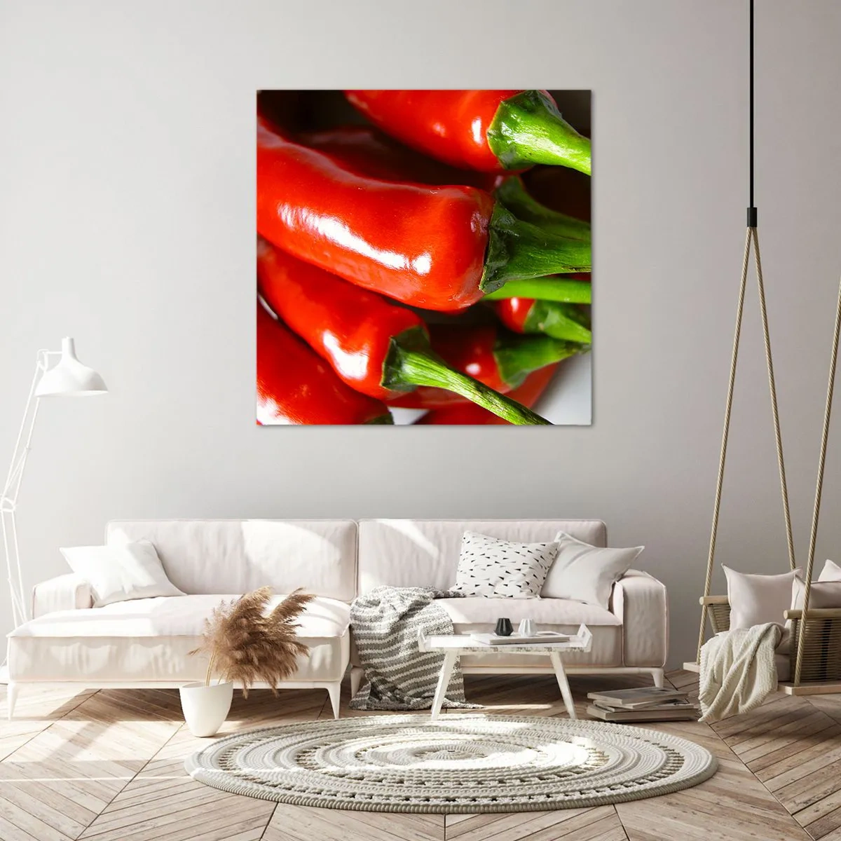 Quadro em tela - Suculento, brilhante, liso - 30x30 cm