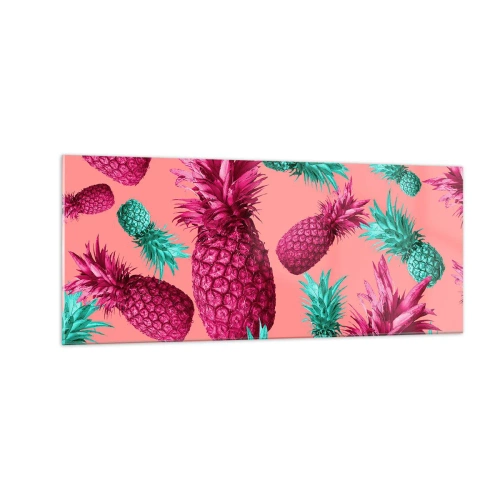 Quadro em vidro - A liberdade é doce - 100x40 cm