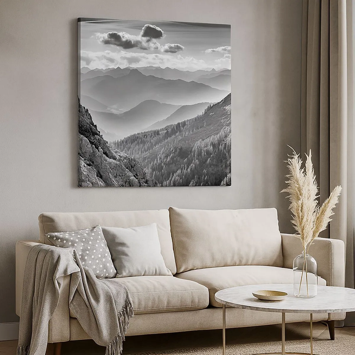 Quadro em tela - Até ao horizonte - 30x30 cm