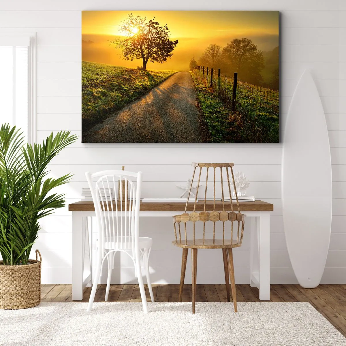 Quadro em tela - Uma tarde agradável - 120x80 cm