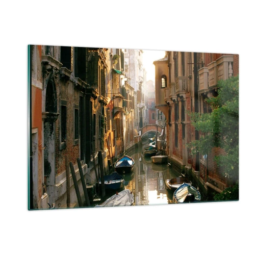 Quadro em vidro - Em um beco veneziano - 120x80 cm
