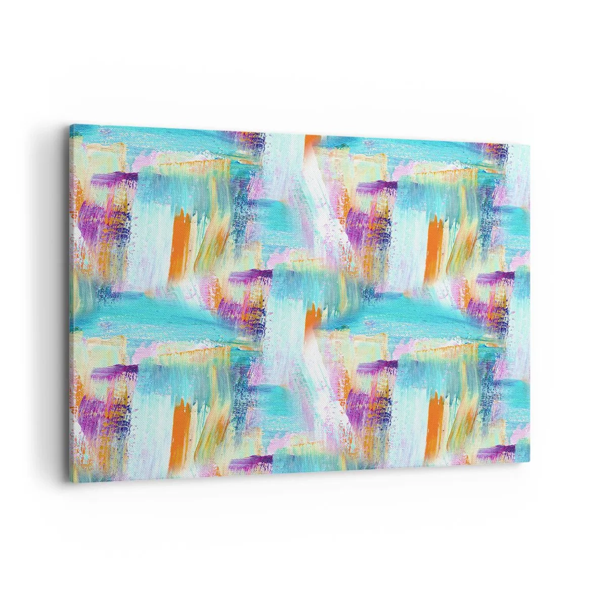 Quadro em tela - Uma alegre coposição de camadas - 100x70 cm