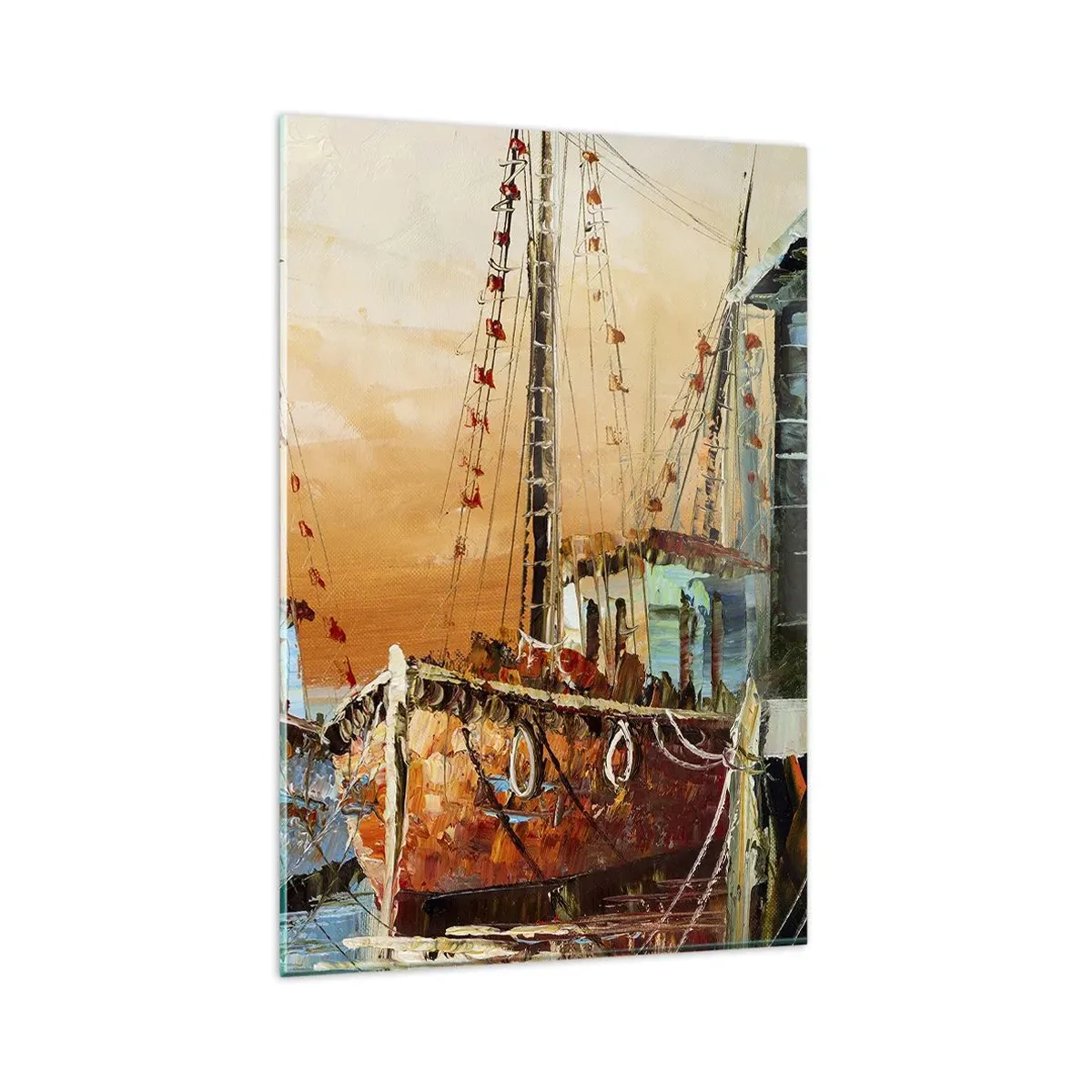 Quadro em vidro - Um regresso tranquilo - 80x120 cm