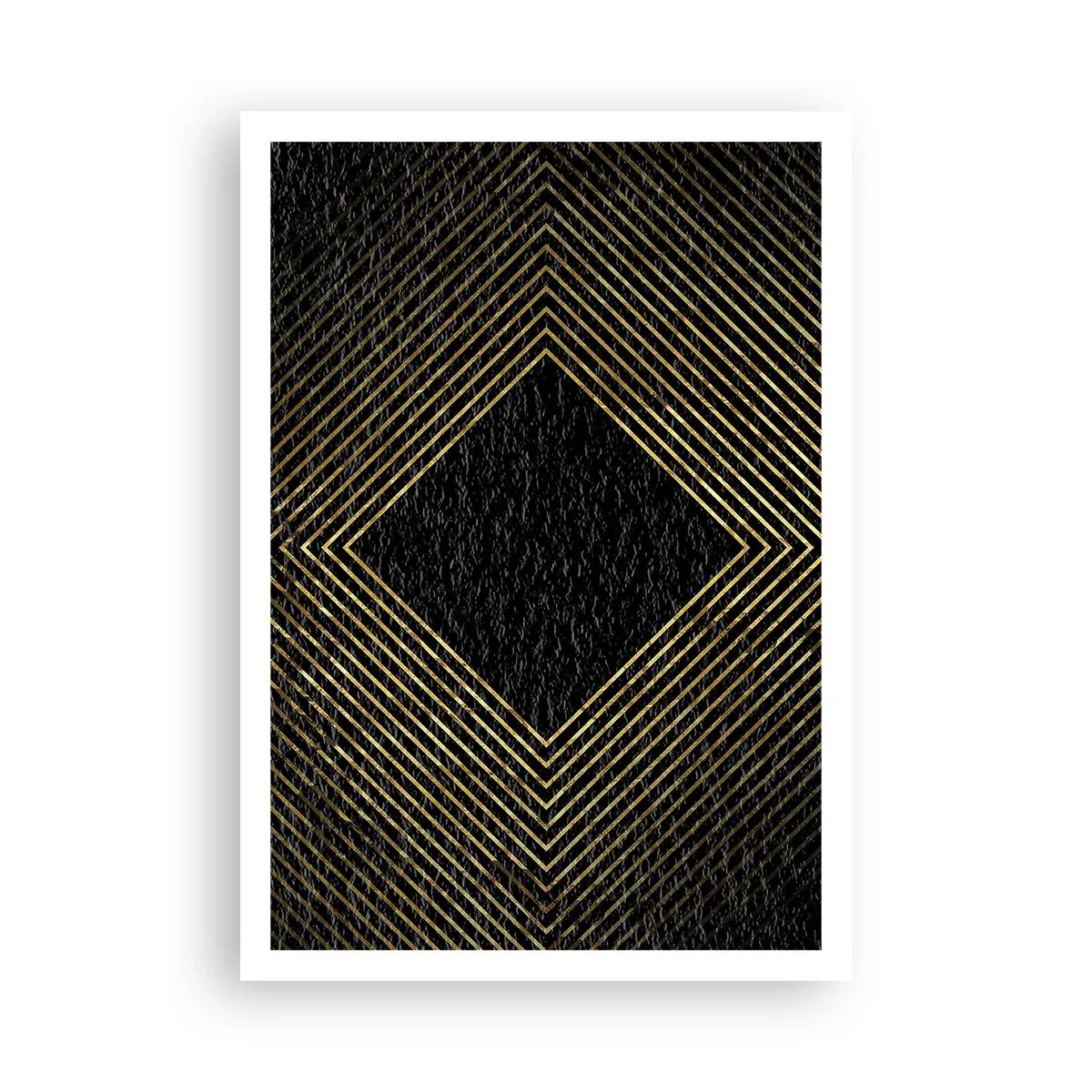 Pôster - Geometria em estilo glamoroso - 70x100 cm