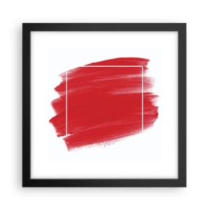 Pôster com moldura preta - Fora do quadro - 30x30 cm