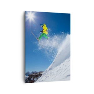 Quadro em tela - Dançando com as montanhas - 50x70 cm