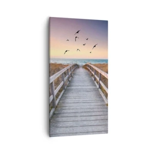 Quadro em tela - O espaço das alturas - 55x100 cm