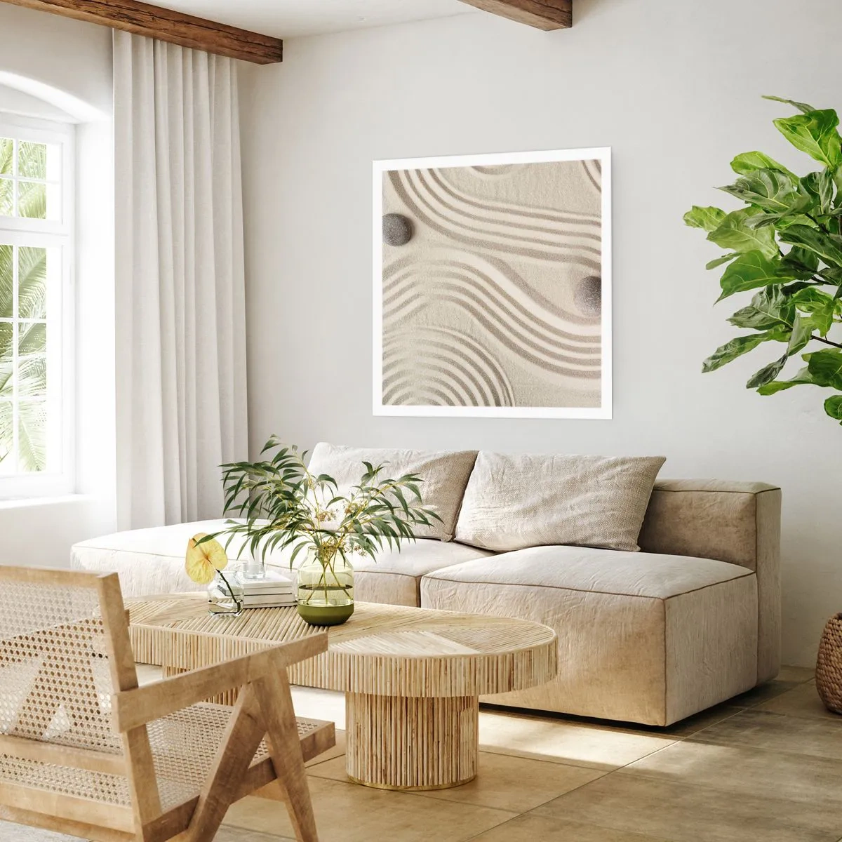 Pôster - Um toque de calor - 60x60 cm