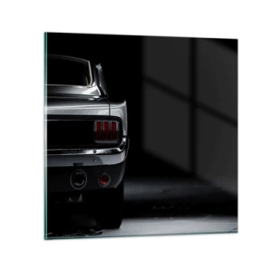 Quadro em vidro - O charme do clássico - 40x40 cm