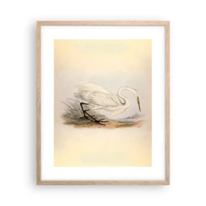 Pôster com moldura de carvalho claro - A senhora nos juncos - 40x50 cm