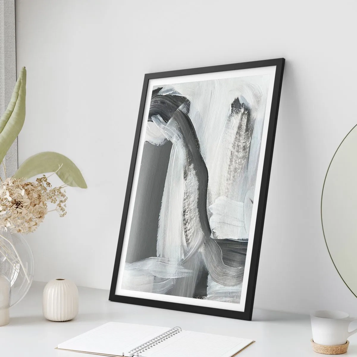 Pôster com moldura preta - Um movimento decisivo - 61x91 cm