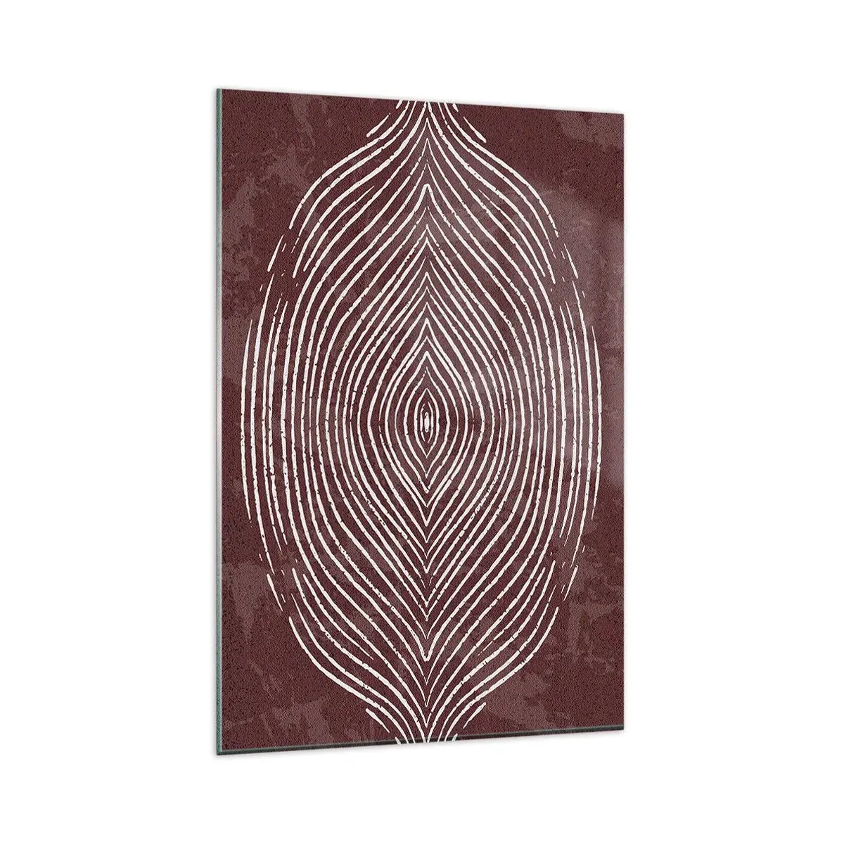 Quadro em vidro - O espaço fala - 80x120 cm