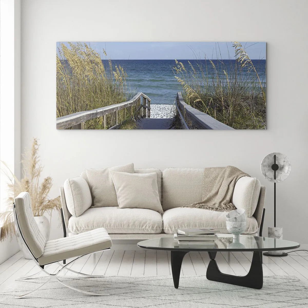Quadro em vidro - Ao sol, ao vento - 120x50 cm