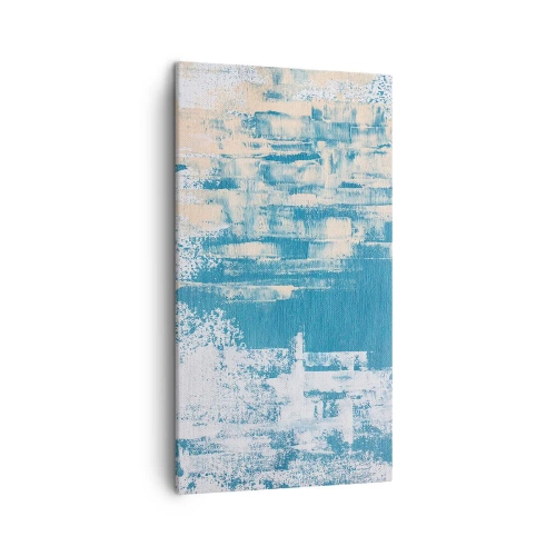Quadro em tela - Através da estalactite de gelo - 45x80 cm