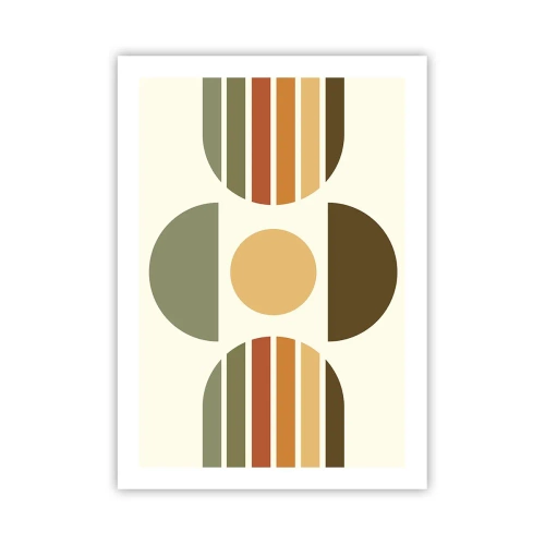 Pôster - Em tons terrosos - 50x70 cm