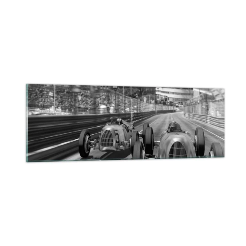 Quadro em vidro - Era uma vez em Monte Carlo - 90x30 cm