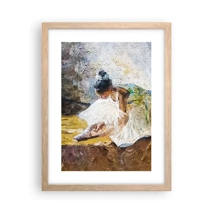 Pôster com moldura de carvalho claro - Do quadro de Degas - 30x40 cm