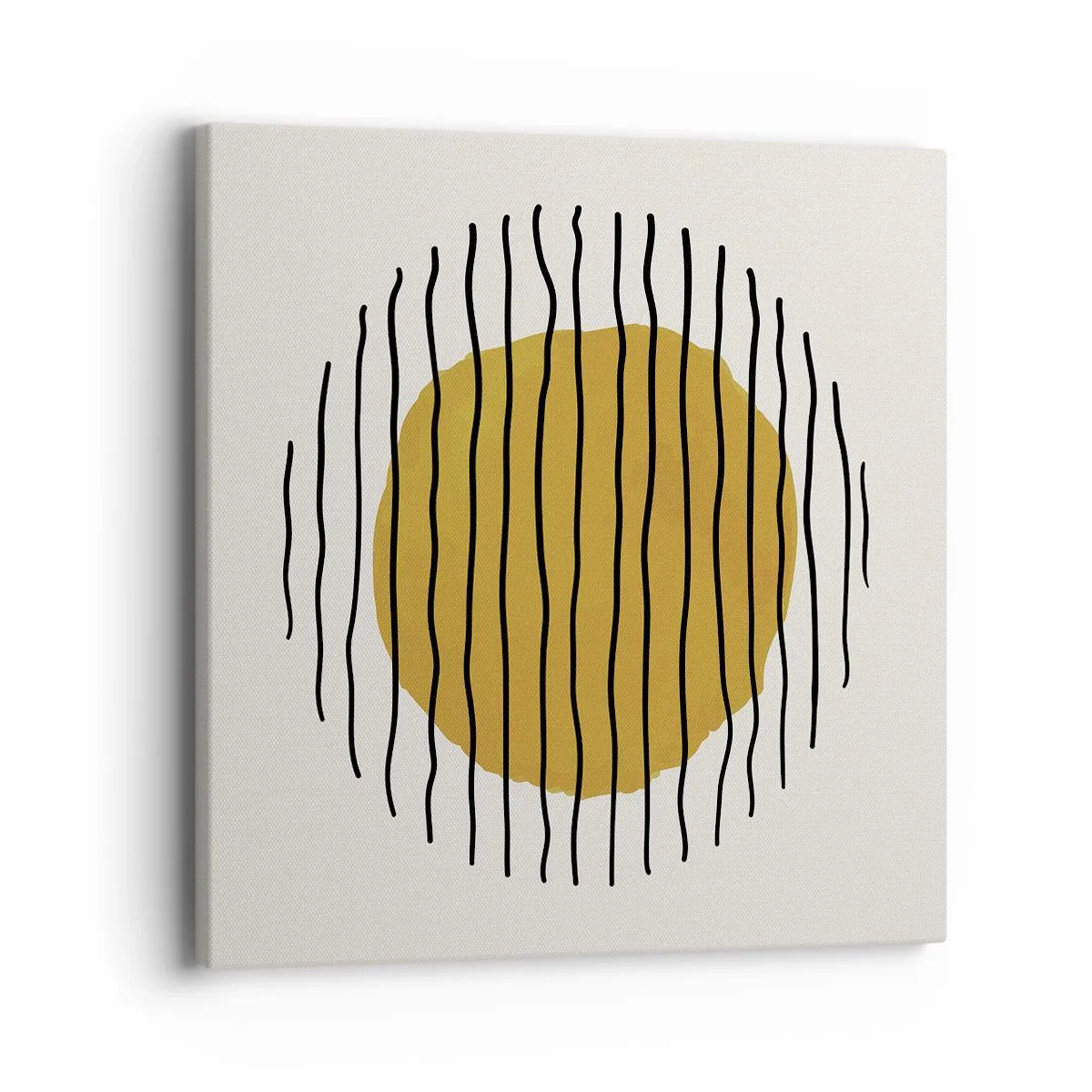 Quadro em tela - Abstração a tremer com o calor - 40x40 cm