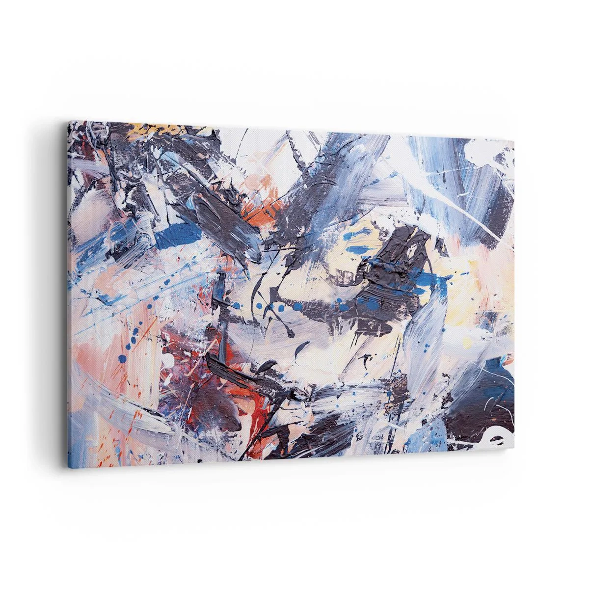 Quadro em tela - Dança louca da abstração - 120x80 cm