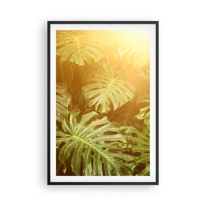 Pôster com moldura preta - Um mergulho na vegetação - 61x91 cm