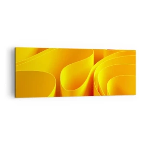 Quadro em tela - Como as ondas do sol - 140x50 cm
