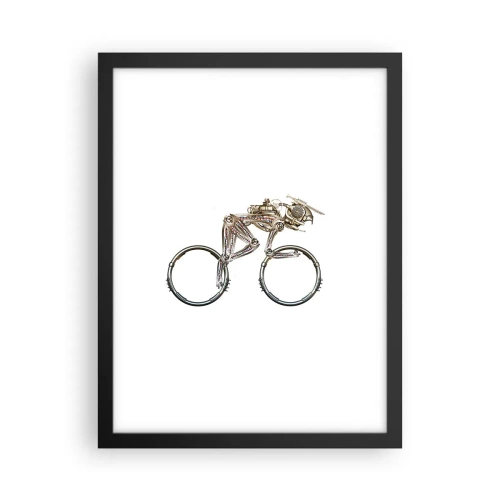 Pôster com moldura preta - Uma ótima máquina - 30x40 cm