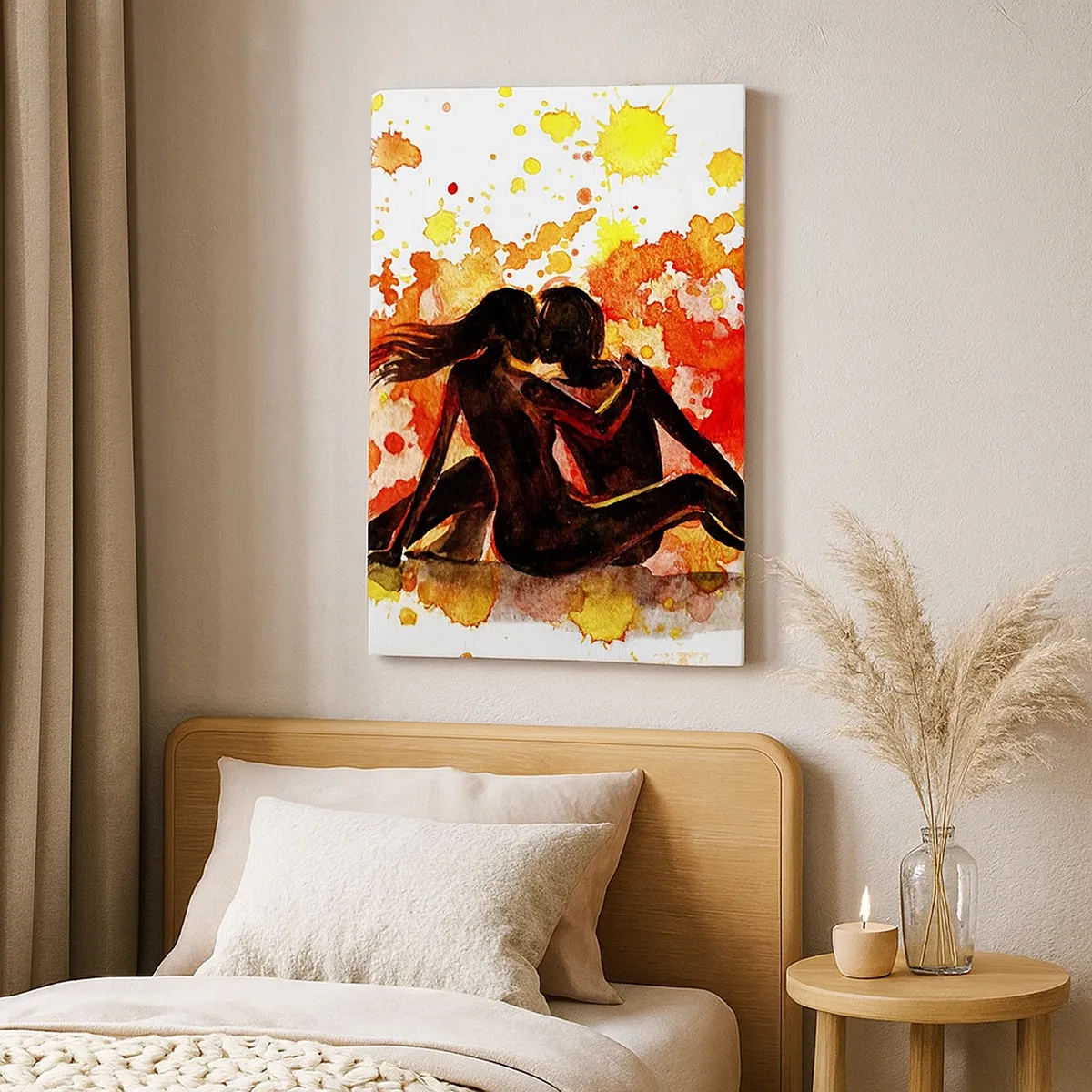 Quadro em tela - E fez-se a luz - 50x70 cm