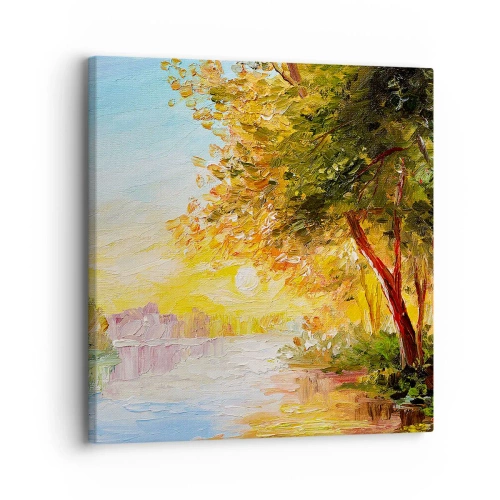 Quadro em tela - Et in Arcadia ego - 30x30 cm