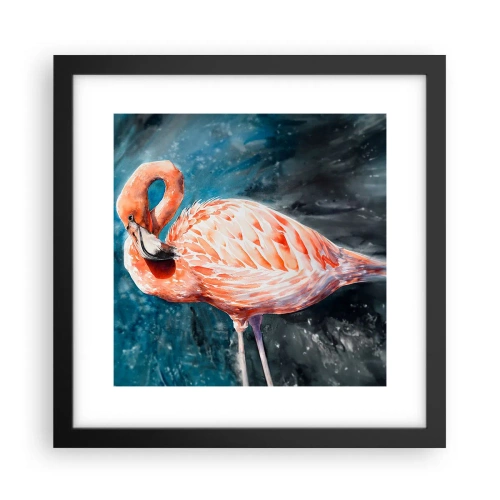 Pôster com moldura preta - Decorativo por natureza - 30x30 cm