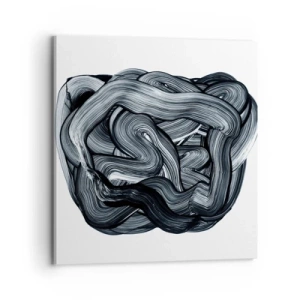 Quadro em tela - Não é assim tão simples - 70x70 cm