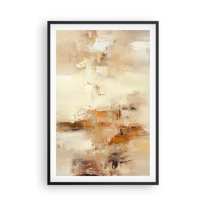 Pôster com moldura preta - Alma de âmbar - 61x91 cm
